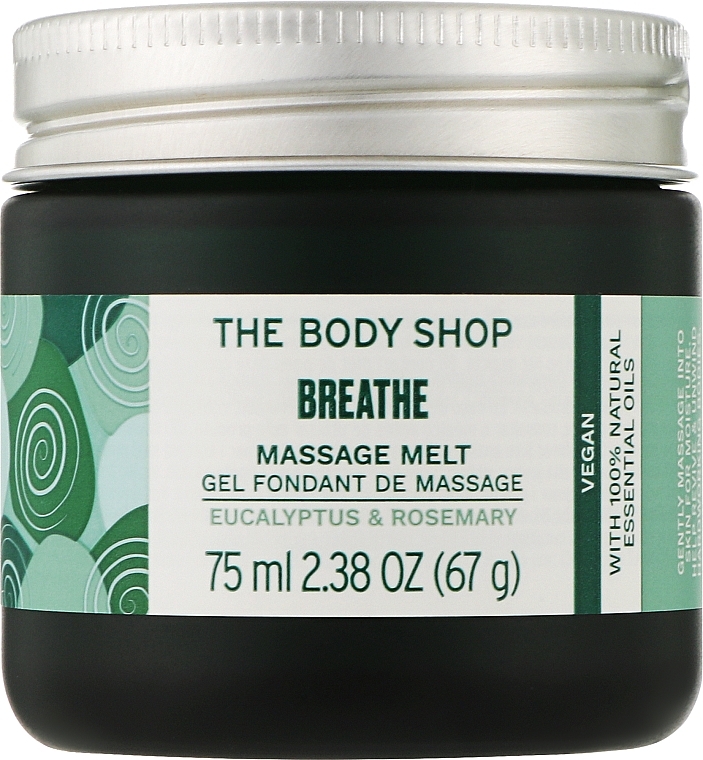 Eucalyptus & Rosemary Massage Gel - The Body Shop Breathe Massage Melt — photo N1