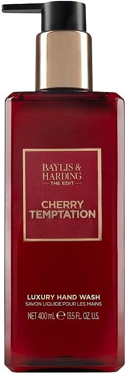 Liquid Hand Soap - Baylis & Harding Cherry Temptation Luxury Hand Wash — photo N1