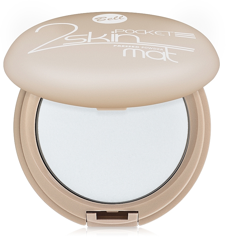 Mattifying Compact Powder - Bell 2 Skin Pocket Pressed Powder Mat — photo N3