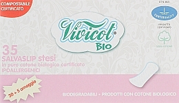 Fragrances, Perfumes, Cosmetics Daily Liners, 35 pcs - Vivicot Bio Pantyliners