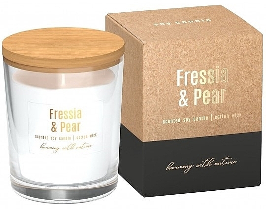 Scented Soy Candle 'Freesia & Pear' - Bispol Freesia & Pear Soy Candle — photo N1