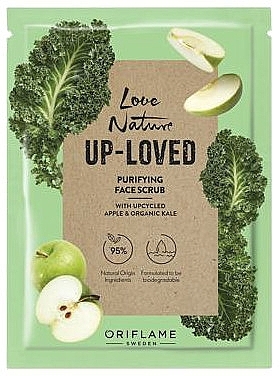 Apple & Organic Kale Face Cleansing Scrub - Oriflame Love Nature Up-Loved Purifying Face Scrub — photo N1