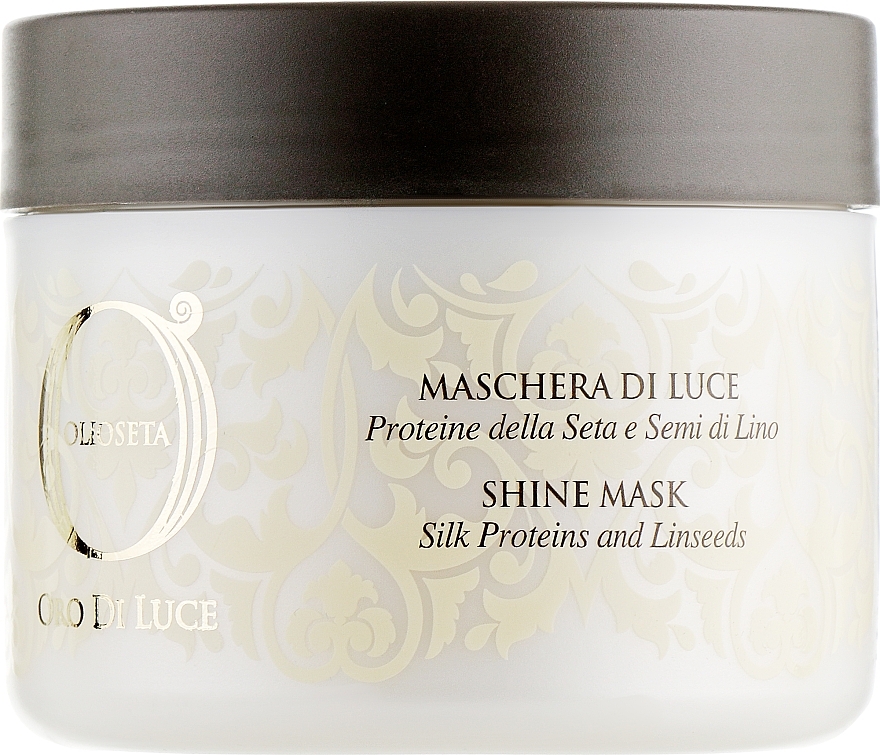Shine Mask with Wheat Proteins & Linseed Extract - Barex Italiana Olioseta Oro Di Luce Shine Mask — photo N1