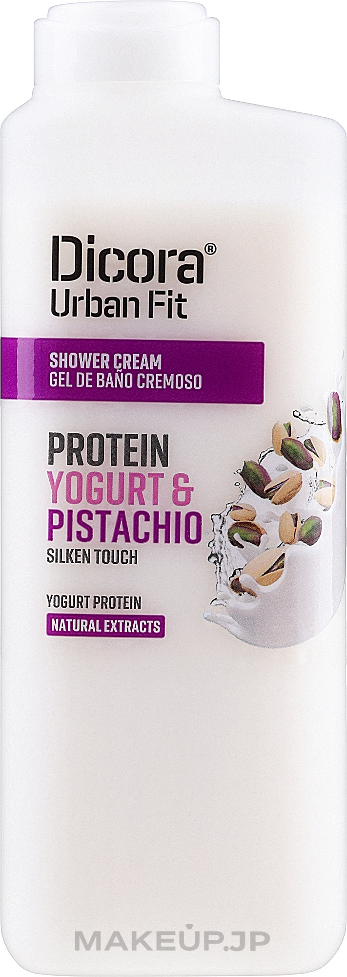 Cream Shower Gel "Protein Yoghurt & Pistachios" - Dicora Urban Fit Shower Cream Protein Yogurt & Pistachio — photo 400 ml