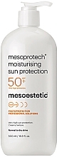 Fragrances, Perfumes, Cosmetics Moisturizing Sunscreen with Dispenser - Mesoestetic Mesoprotech Moisturising Sun Protection 50+ Prof