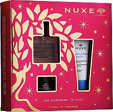 Fragrances, Perfumes, Cosmetics Set - Nuxe The Iconics in Pink (oil/50ml + lip balm/15g + f/cr/30ml)