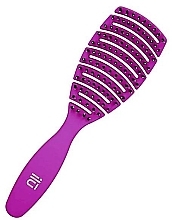 Hair Brush, purple - Ilu Brush Easy Detangling Purple — photo N1