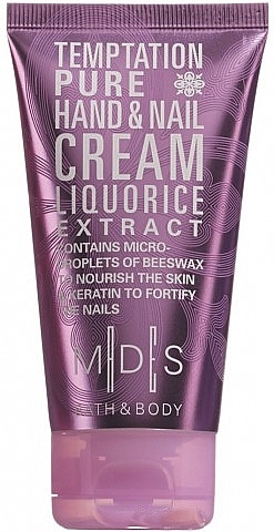 Temptation Pure Hand Cream with Licorice Root Extract - Mades Cosmetics Bath & Body — photo N1