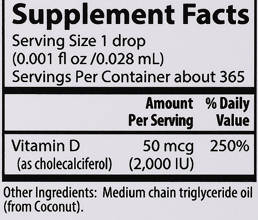 Liquid Vitamin D3, 2000 mg - Carlson Labs Super Daily D3 — photo N4
