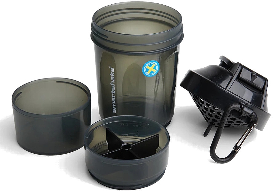 Shaker, 600 ml - SmartShake Original2Go Black — photo N2