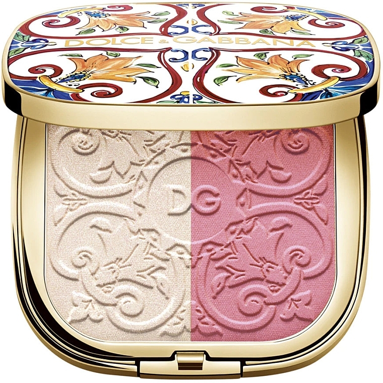 Highlighter-Blush - Dolce&Gabbana Solar Glow Illuminating Powder Duo — photo N1