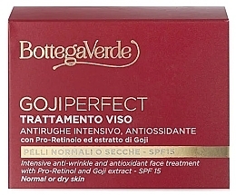 Face Cream - Bottega Verde Goji Perfect Intensive Anti-Wrinkle And Antioxidant Treatment SPF15 — photo N3