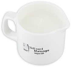 Repairing Massage Oil Candle "Argan Oil" - Sibel Massage Candle — photo N2