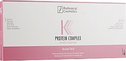 Hair Repair Keratin Ampoules - Profesional Cosmetics Protein Complex Keratin Fluid — photo N1