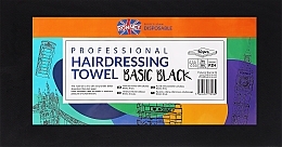 Fragrances, Perfumes, Cosmetics Disposable Hairdressing Towel, 50pcs, black - Ronney Professional Hairdressing Towel Basic Black