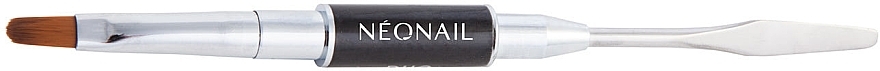 2-in-1 Acrylgel Spatula Brush - NeoNail Professional Duo Acrylgel Brush — photo N1