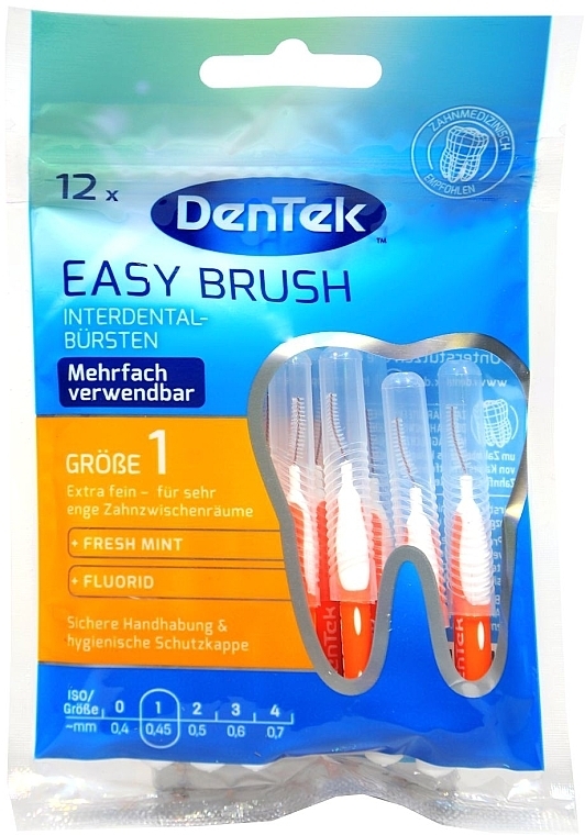 Interdental Brushes, 1-size - DenTek Easy Brush — photo N1