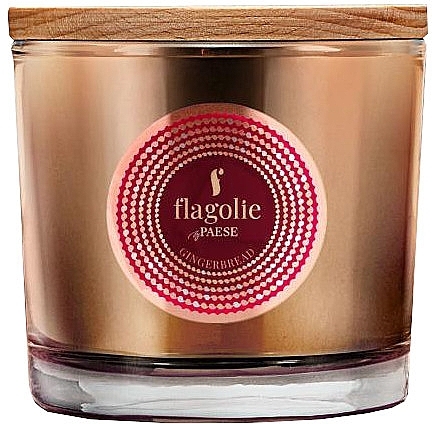 Scented Candle in Glass "Gingerbread" - Flagolie Fragranced Candle Gingerbread — photo N1