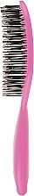 Kids Hair Brush "Spider", 12 rows, glossy, pink - I Love My Hair — photo N27