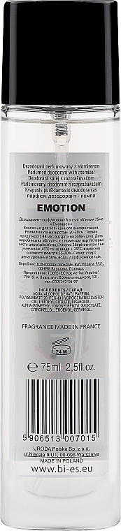 Bi-Es Emotion - Scented Deodorant Spray — photo N2