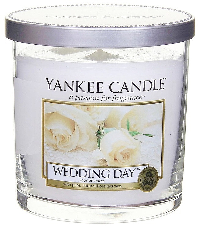 Scented Candle in Glass "Wedding Day" - Yankee Candle Wedding Day — photo N3