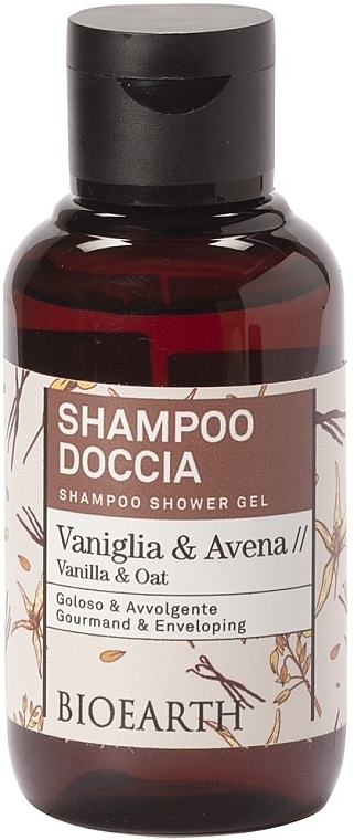 Vanilla & Oat Shampoo & Shower Gel - Bioearth Family Vanilla & Oat Shampoo Shower Gel — photo N1