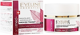 Fragrances, Perfumes, Cosmetics Cranberry Moisturizing Face Cream - Eveline Cosmetics Facemed+ Face Cream