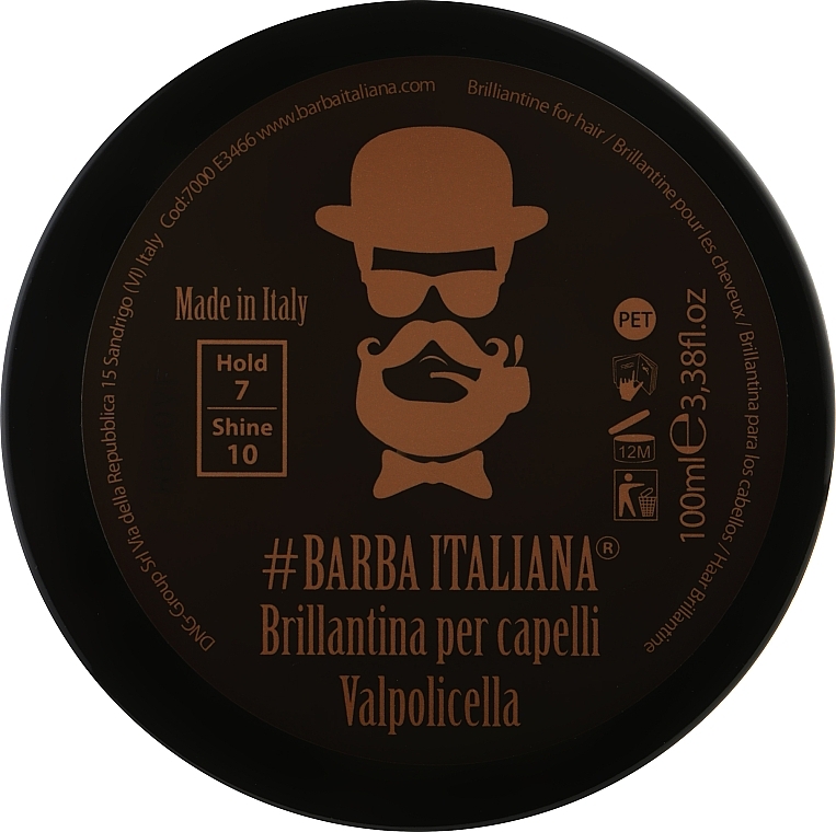 Hair Brilliantine - Barba Italiana Valpolicella Brillance Gel — photo N4