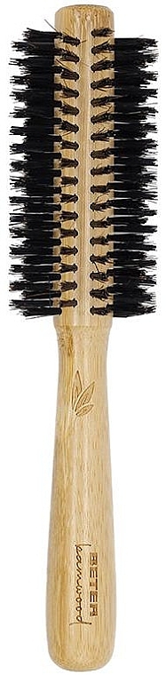 Round Brush, 45 mm - Beter Round Brush Mixed Bristles Oak Wood — photo N1