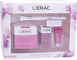 Fragrances, Perfumes, Cosmetics Set - Lierac Supra Radiance Cream Spring Box (f/cr/50ml + f/mask/10ml + eye/serum/3ml + acc)