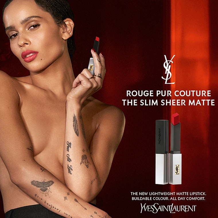 Matte Lipstick - Yves Saint Laurent Rouge Pur Couture The Slim Sheer Matte Lipstick — photo N4