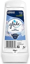 Gel Air Freshener 'Clean Linen' - Glade True Scent Pure Clean Linen — photo N1