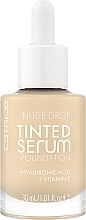 Fragrances, Perfumes, Cosmetics Foundation - Catrice Nude Drop Tinted Serum Foundation