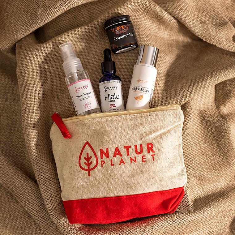 Christmas Set in Cosmetic Bag, 5 products - Natur Planet — photo N1