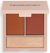 Contour Powder Palette - Makeup Revolution Contour Powder Palette Compact  — photo N1