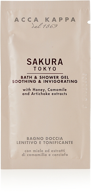 GIFT! Shower Gel - Acca Kappa Sakura Tokyo — photo N2