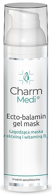 Soothing Face Mask with Ectoine & Vitamin B12 - Charmine Rose Charm Medi Ecto-Balamin Gel-Mask — photo N1