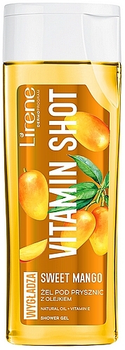 Shower Gel with Sweet Mango Oil - Lirene Vitamin Shot Shower Gel Sweet Mango Oil — photo N1