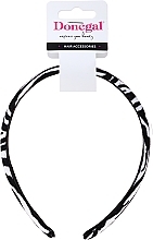 Fragrances, Perfumes, Cosmetics Hair Hoop FA-5635, black-white - Donegal