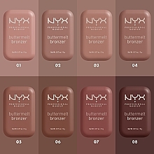 Bronzing Cream Powder - NYX Professional Makeup Buttermelt Bronzer — photo N19