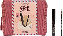 Set - PuroBio Cosmetics Beauty Bag Eye Dream (mask/11ml + eye/pencil/1.3g + bag/1pcs) — photo N1