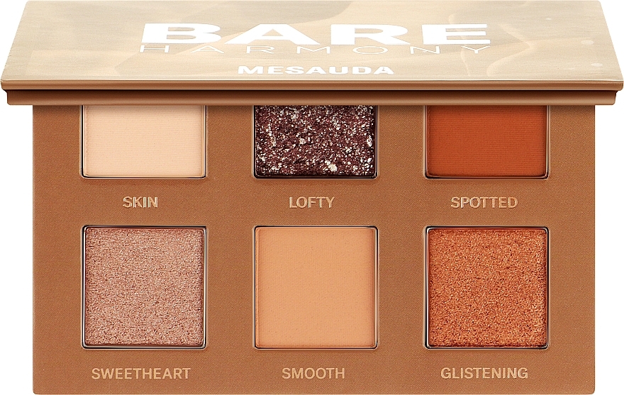 Eyeshadow Palette - Mesauda Bare Harmony Palette Eyeshadows — photo N1