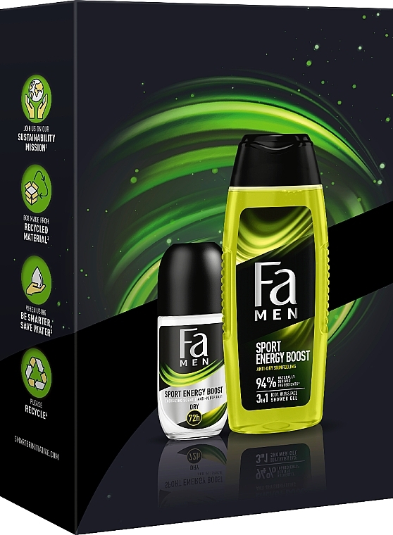 Set - Fa Men Sport Energy Boost — photo N2