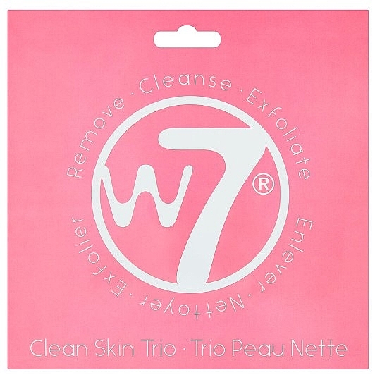 Skin Cleansing Pad Set - W7 Clean Skin Trio Pads — photo N1