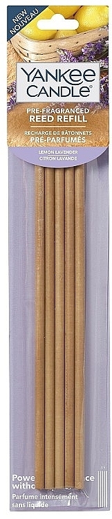 Fragranced Reed Diffusers Refill - Yankee Candle Lemon Lavender Reed Refill — photo N1