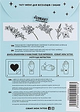 Temporary Tattoo Set "Spring Garden" - Cobart Wow-Tattoo Spring Garden — photo N2