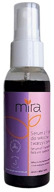 Hair & Face Serum with 7 Herbs - Mira Serum — photo N1