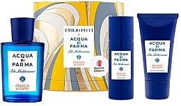 Acqua di Parma Blu Mediterraneo Arancia di Capri - Set (edt/75ml + sh/gel/40ml + b/lot/50ml)  — photo N1