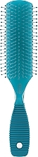 Fragrances, Perfumes, Cosmetics 9-Row Oval Massage Hair Brush, turquoise - Titania