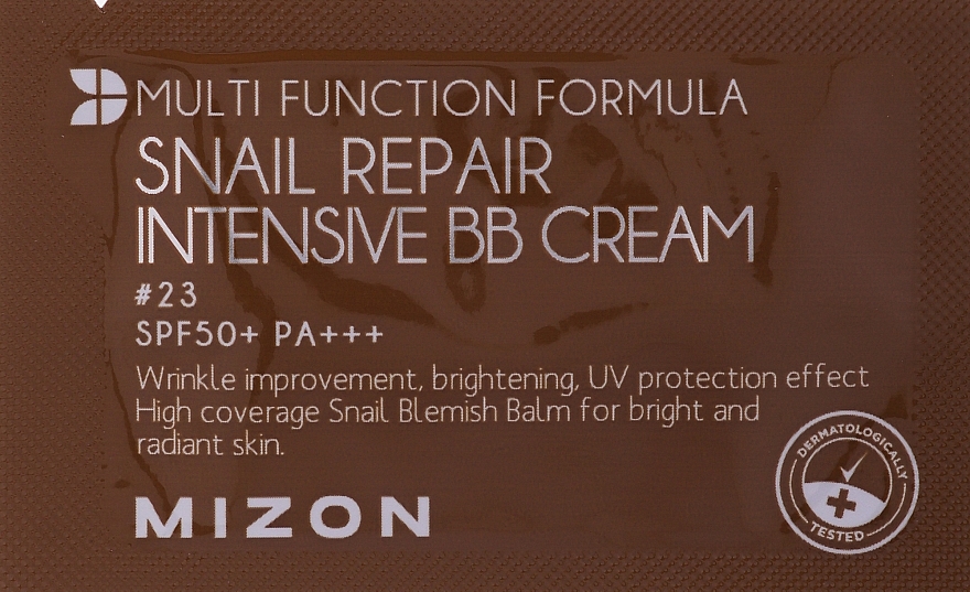 GIFT! Snail Mucin BB Cream SPF 50+ PA+++ - Mizon Snail Repair Intensive BB Cream (sample) — photo N1